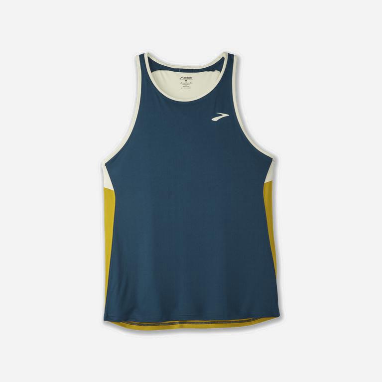 Brooks Atmosphere - Camiseta Sin Mangas Hombre - Indigo (TZBJ-72453)